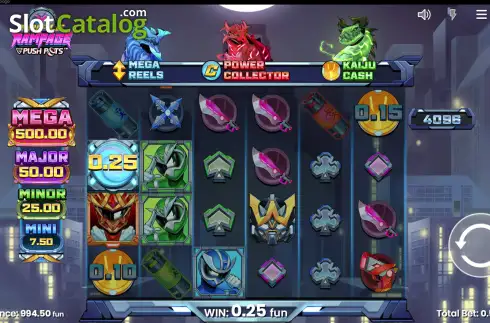 Οθόνη3. Triple Rampage Κουλοχέρης