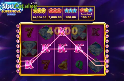 Οθόνη3. Diamond Supernova 20 Κουλοχέρης 