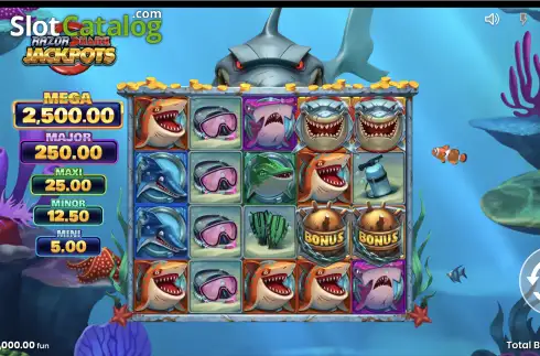 Οθόνη2. Razor Shark Jackpots Κουλοχέρης