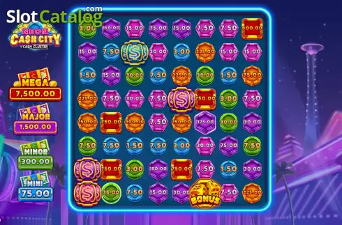 Οθόνη2. Neon Cash City Κουλοχέρης 
