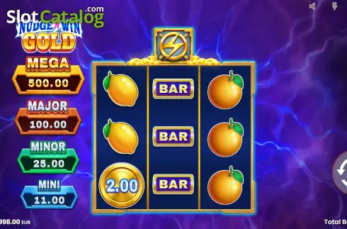 Οθόνη2. Nudge N Win Gold Κουλοχέρης 