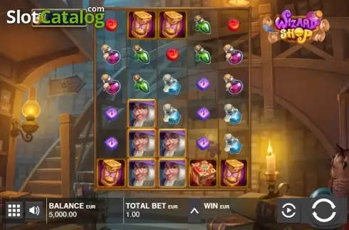 Οθόνη3. Wizard Shop (Push Gaming) Κουλοχέρης