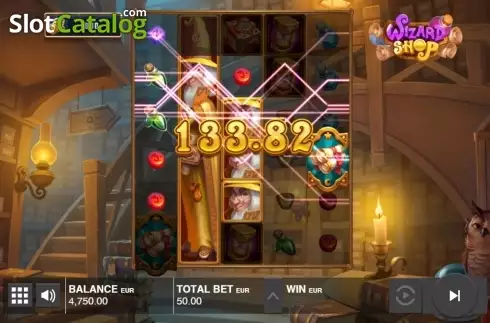 Οθόνη4. Wizard Shop (Push Gaming) Κουλοχέρης