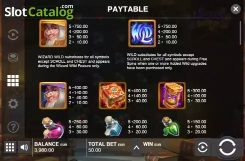 Οθόνη7. Wizard Shop (Push Gaming) Κουλοχέρης