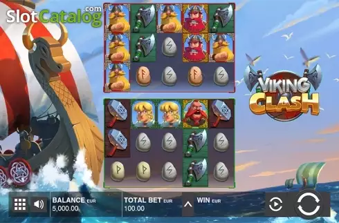 Οθόνη3. Viking Clash Κουλοχέρης 