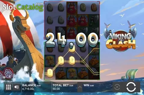 Οθόνη5. Viking Clash Κουλοχέρης 
