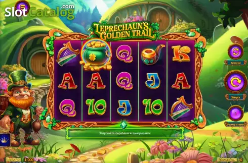 Οθόνη2. Leprechaun's Golden Trail Κουλοχέρης