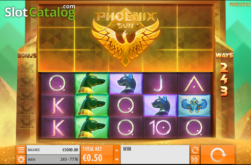 Ροδέλες. Phoenix Sun Κουλοχέρης 