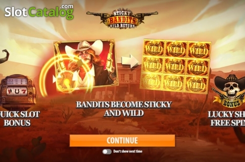 Οθόνη3. Sticky Bandits: Wild Return Κουλοχέρης