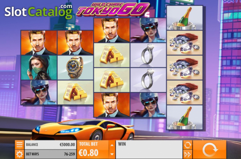 Οθόνη3. Wild Chase: Tokyo Go Κουλοχέρης 