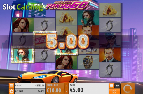 Οθόνη4. Wild Chase: Tokyo Go Κουλοχέρης 