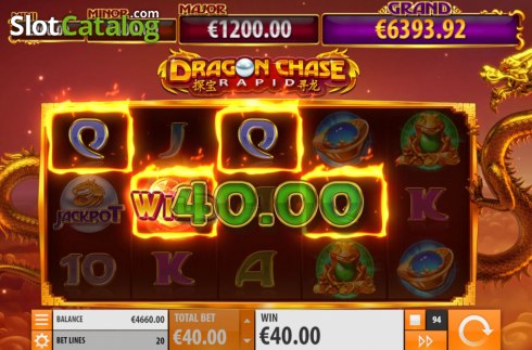 Οθόνη4. Dragon Chase Rapid Κουλοχέρης