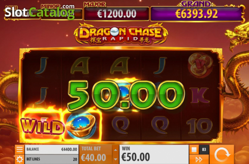 Οθόνη5. Dragon Chase Rapid Κουλοχέρης