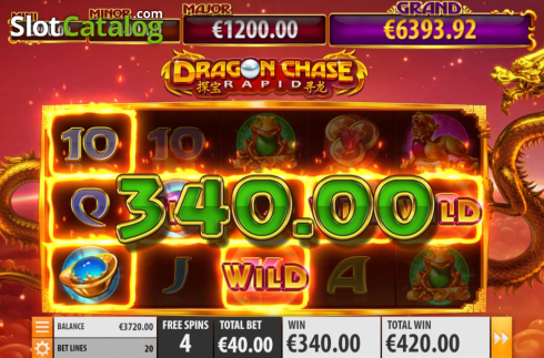 Οθόνη8. Dragon Chase Rapid Κουλοχέρης