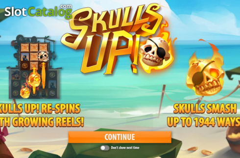 Οθόνη2. Skulls UP! Κουλοχέρης