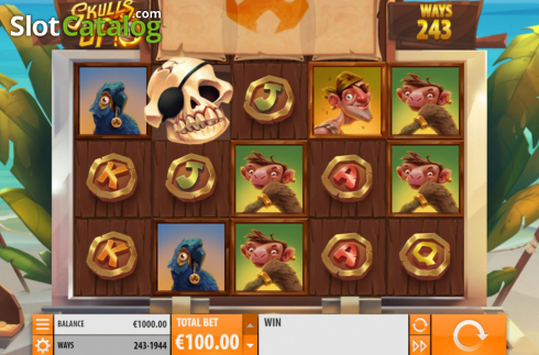 Οθόνη3. Skulls UP! Κουλοχέρης