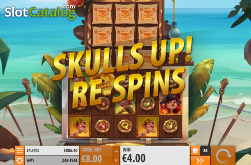 Οθόνη6. Skulls UP! Κουλοχέρης