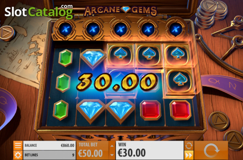 Οθόνη3. Arcane Gems Κουλοχέρης
