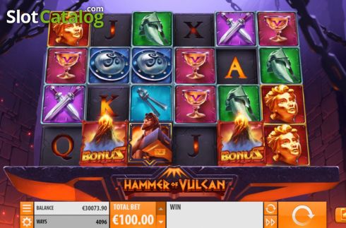 Οθόνη3. Hammer of Vulcan (Quickspin) Κουλοχέρης 