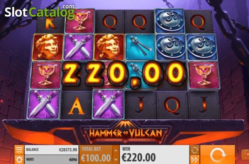 Οθόνη4. Hammer of Vulcan (Quickspin) Κουλοχέρης 