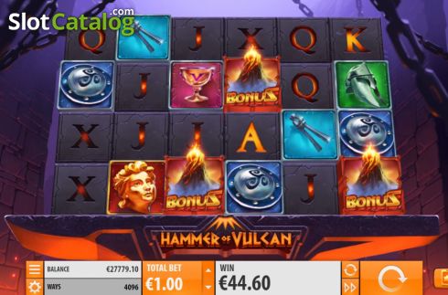 Οθόνη6. Hammer of Vulcan (Quickspin) Κουλοχέρης 