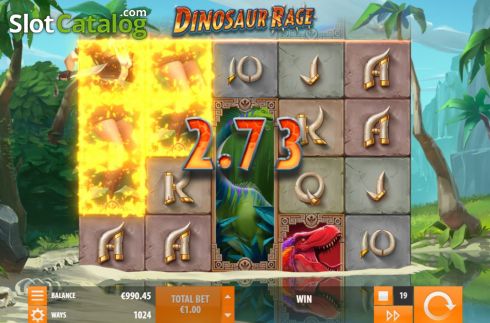 Οθόνη4. Dinosaur Rage Κουλοχέρης