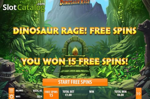 Οθόνη7. Dinosaur Rage Κουλοχέρης