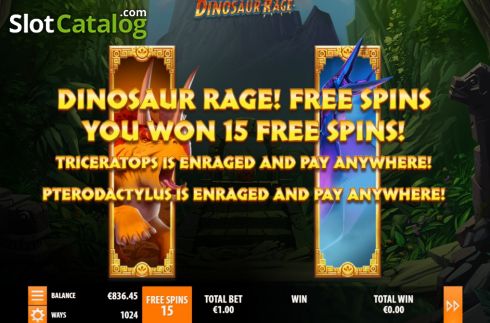 Οθόνη8. Dinosaur Rage Κουλοχέρης