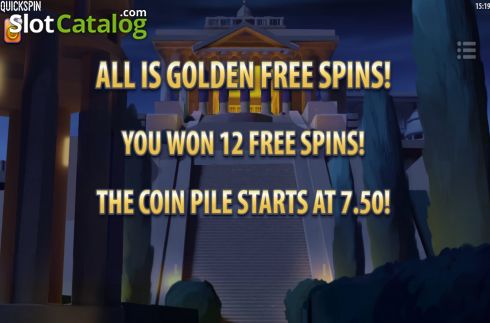 Οθόνη7. Midas Coins Κουλοχέρης