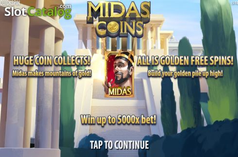 Οθόνη2. Midas Coins Κουλοχέρης