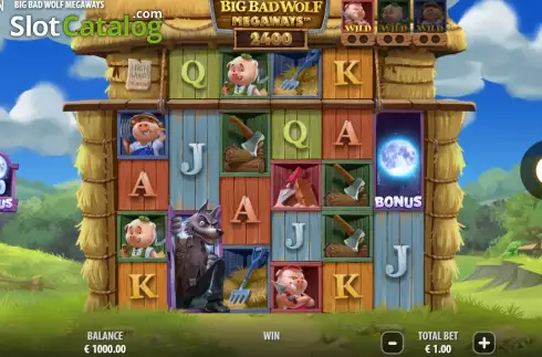 Οθόνη3. Big Bad Wolf Megaways Κουλοχέρης