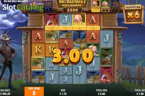 Οθόνη9. Big Bad Wolf Megaways Κουλοχέρης