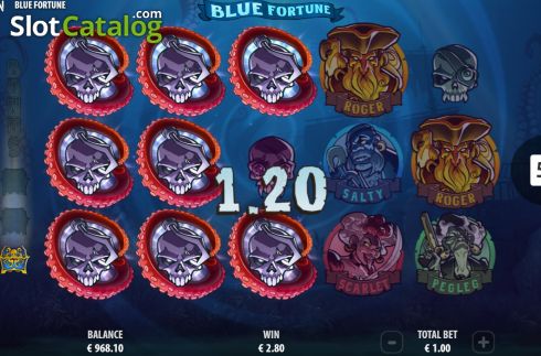 Οθόνη5. Blue Fortune Κουλοχέρης