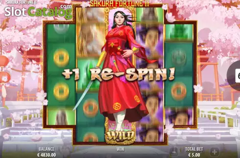 Οθόνη5. Sakura Fortune 2 Κουλοχέρης