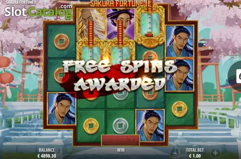 Οθόνη9. Sakura Fortune 2 Κουλοχέρης