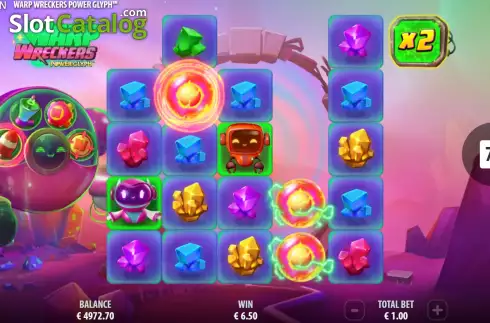 Οθόνη5. Warp Wreckers Power Glyph Κουλοχέρης