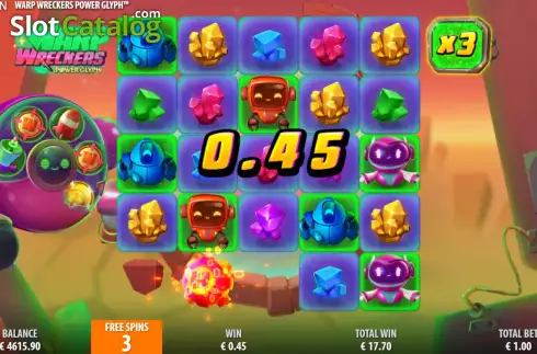 Οθόνη9. Warp Wreckers Power Glyph Κουλοχέρης