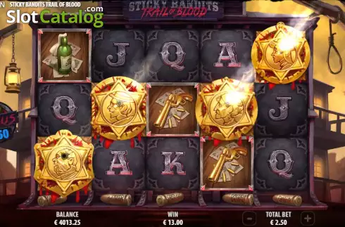 Οθόνη7. Sticky Bandits Trail of Blood Κουλοχέρης