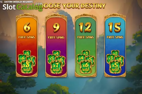 Οθόνη4. Eastern Emeralds Megaways Κουλοχέρης
