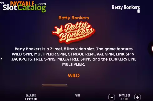 Οθόνη9. Betty Bonkers Κουλοχέρης