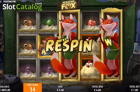 Οθόνη8. Feasting Fox Κουλοχέρης