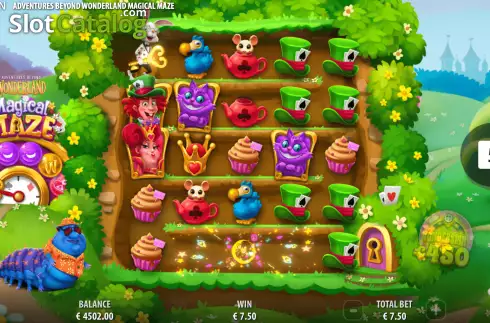 Οθόνη4. Adventures Beyond Wonderland Magical Maze Κουλοχέρης