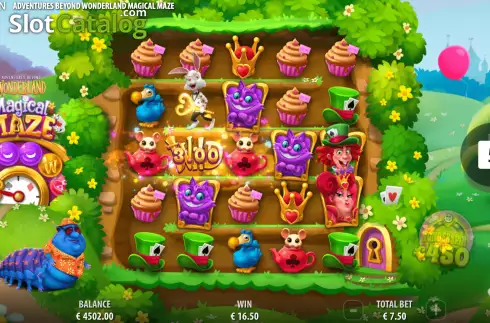 Οθόνη5. Adventures Beyond Wonderland Magical Maze Κουλοχέρης