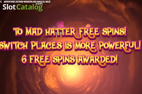 Οθόνη7. Adventures Beyond Wonderland Magical Maze Κουλοχέρης