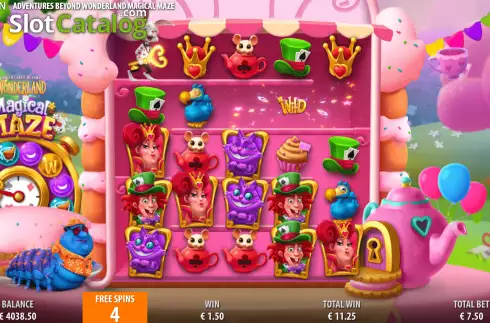 Οθόνη8. Adventures Beyond Wonderland Magical Maze Κουλοχέρης