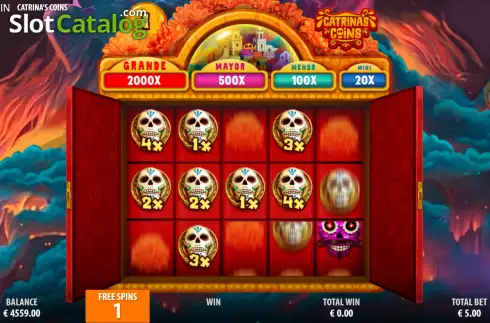 Οθόνη9. Catrina’s Coins Κουλοχέρης