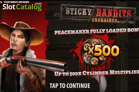 Οθόνη2. Sticky Bandits Unchained Κουλοχέρης