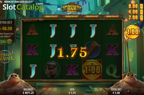 Οθόνη4. Brawlers Bar Cash Collect Κουλοχέρης