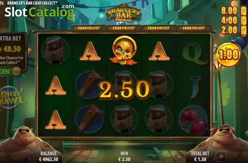 Οθόνη5. Brawlers Bar Cash Collect Κουλοχέρης