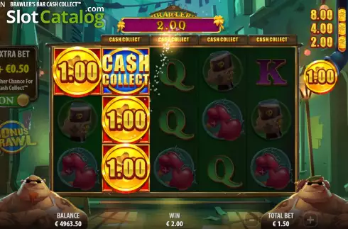 Οθόνη6. Brawlers Bar Cash Collect Κουλοχέρης